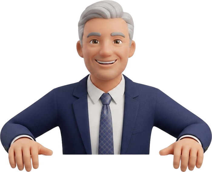 Founder leaning over the configured system